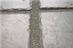 Grout under natural light