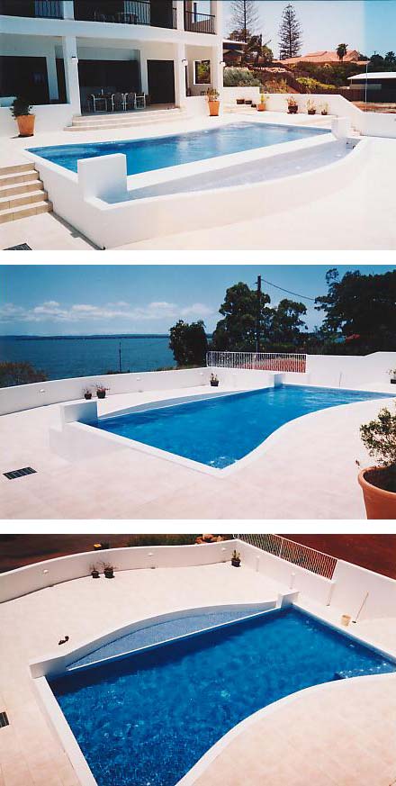 Swimming pool with ocean-view
